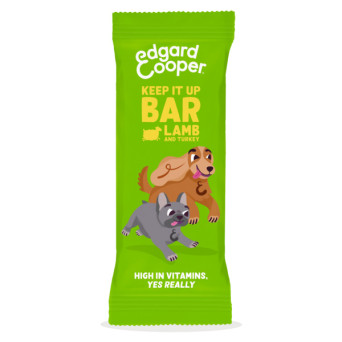 Edgard&Cooper - Barretta Snack per Cani all'Agnello e Tacchino - 30GR (Cane) -
