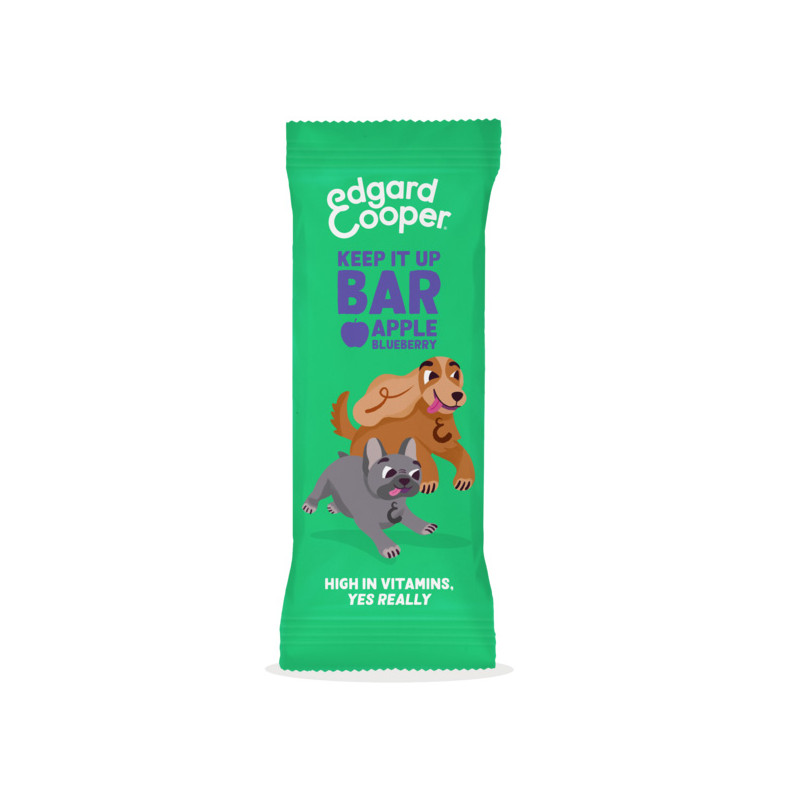 Edgard&Cooper - Barretta Snack für Hunde mit Apfel und Blaubeeren - 30GR (Hund) Edgard&Cooper - Barretta Snack für Hunde mit Apfel und Blaubeeren - 30GR (Hund)