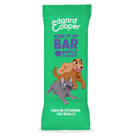 Edgard&Cooper - Barretta Snack per Cani alla Mela e Mirtilli - 30GR (Cane) - 
