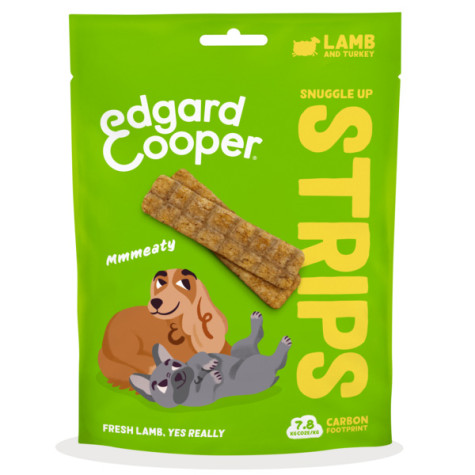 Edgard&Cooper - Striscette Snack Cani di Agnello e Tacchino - 75GR (Cane) -