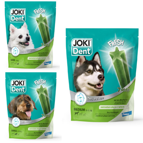 Elanco - Joki Plus Dent Fresh Snack - Taglia XSmall - 98 Gr. (Cane) -