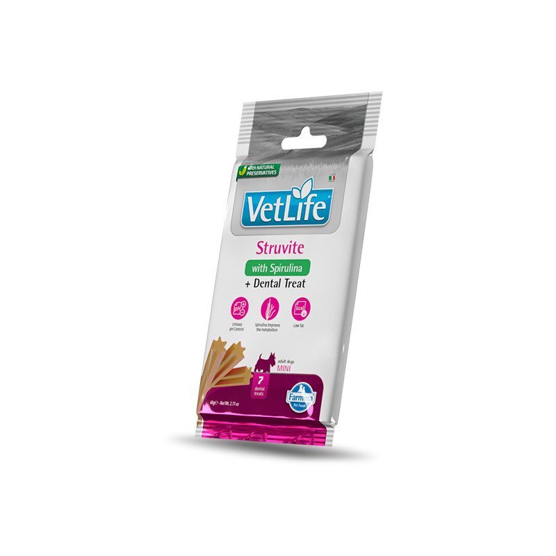 Farmina - Vet Life Dental Treat Dog Struvite Mini - 60GR (Cane) Farmina - Vet Life Dental Treat Dog Struvite Mini - 60GR (Cane)
