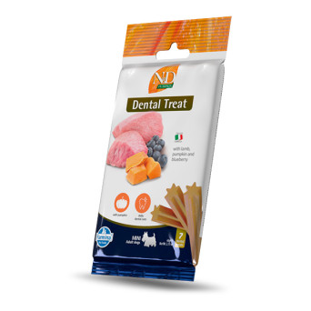 Farmina - Natural & Delicious Zucca Adult Mini Dental Agnello - 60GR (Cane) -