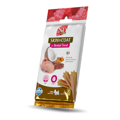 Farmina - Natural & Delicious Kürbis Adult Mini Dental Huhn - 60GR (Hund)