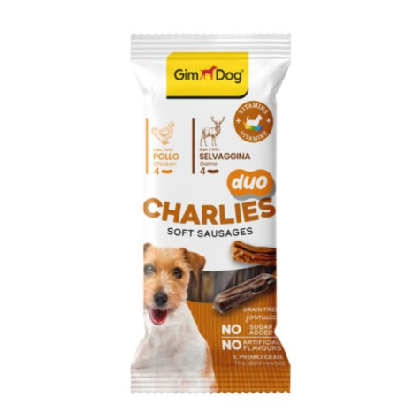 Gimborn Italia - Gimdog Charlies Duo con Pollo e Selvaggina - 60GR (Cane) - 