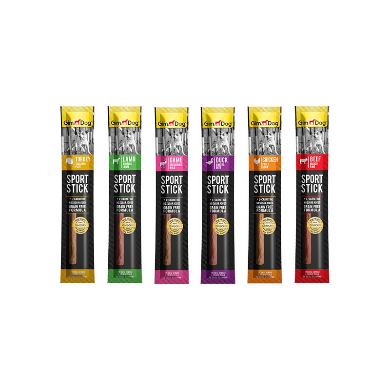 Gimborn Italia - GimDog Sport Stick - Selvaggina 12 g (Chien) Gimborn Italia - GimDog Sport Stick - Selvaggina 12 g (Chien)