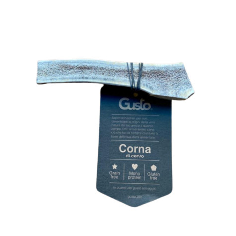 Gusto - Corna di Cervo Aperte XS - 80 - 129 Gr. (Cane) - 