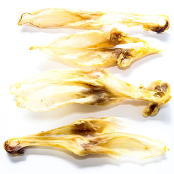 Gusto - Snack Orecchie di Coniglio 100% Essicato - 10 Coppie (Cane) - 