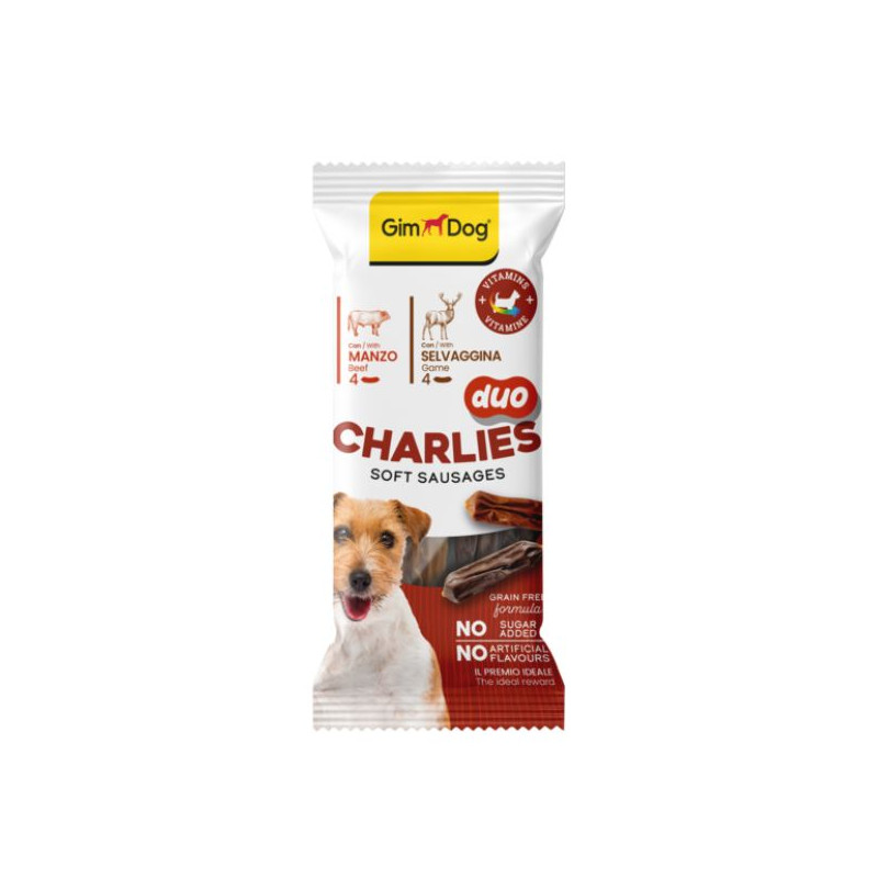 Gimborn Italia - Gimdog Charlies Duo with Beef and Selvaggina - 60GR (Dog)
