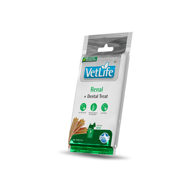 Farmina - Vet Life Dental Treat Dog Renal Mini - 60GR (Cane)