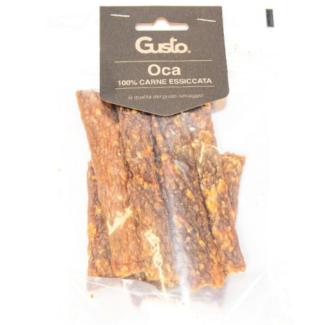 Gusto - Strisce Snack 100% Carne Essiccata di Oca - 100GR (Cane) - 