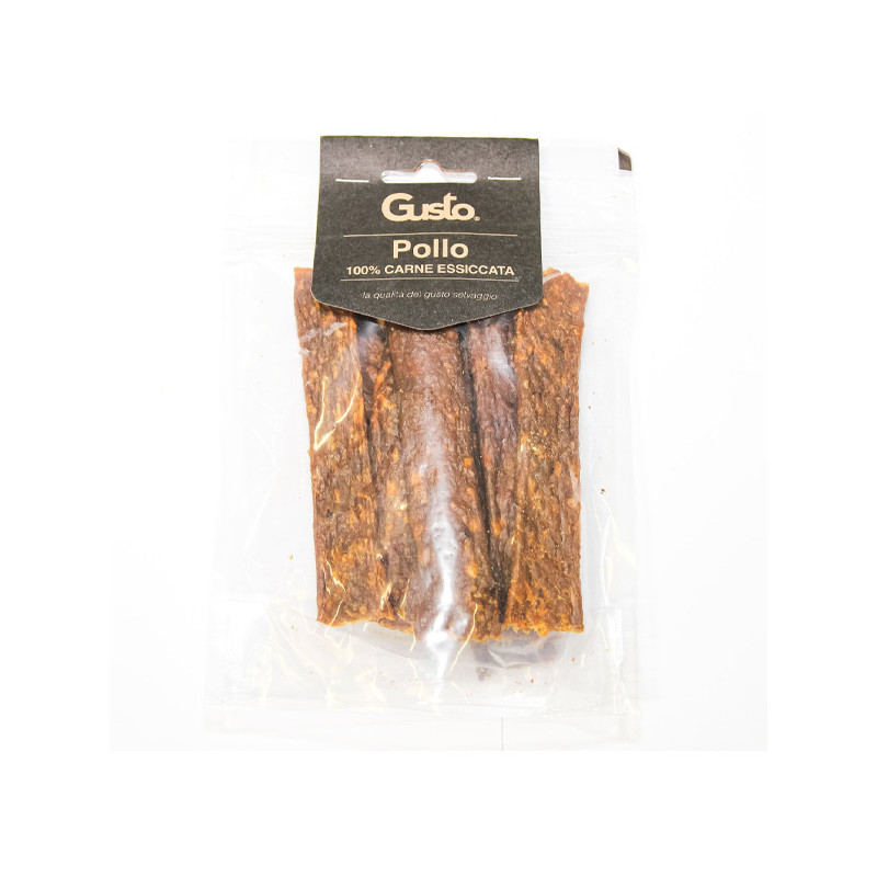 Gusto - Strisce Snack 100% Carne Essiccata von Huhn - 100GR (Hund)