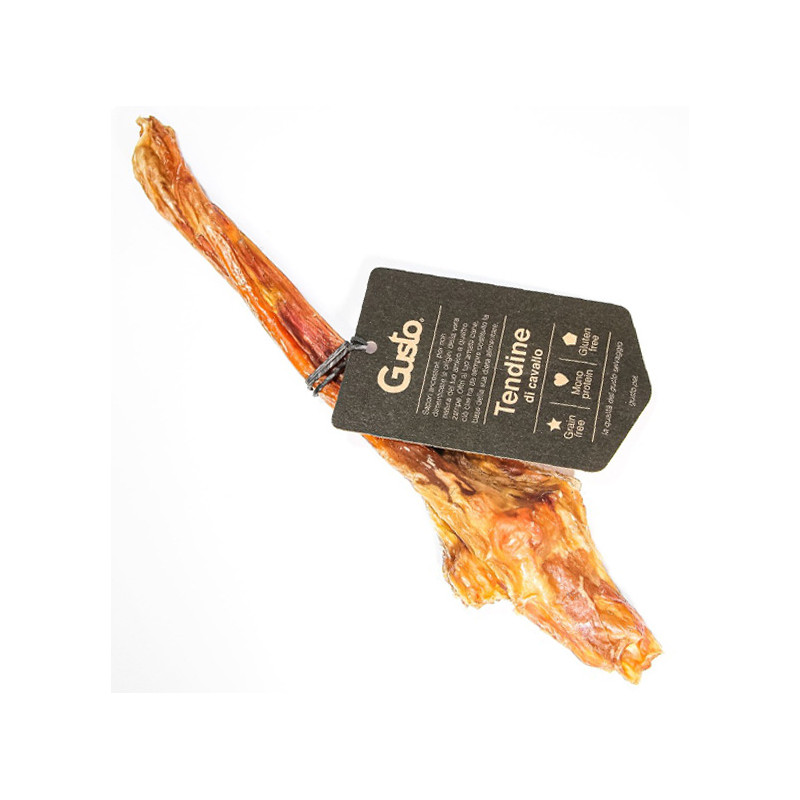 Gusto - Friandise Tendon de Cheval 100% Séché - 1 Pièce (Chien)