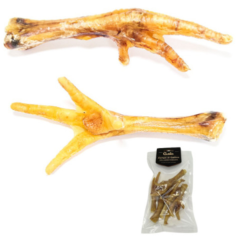 Gusto - Snack Zampe di Gallina 100% Essicate - 100GR (Cane) - 