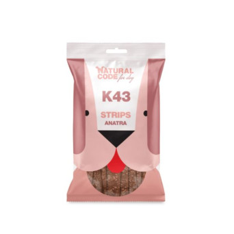 Natural Code - Snack Strips all'Anatra Per Cani - 180GR (Cane) - 