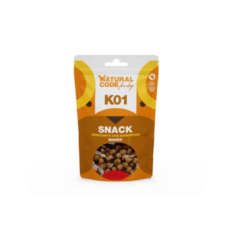 Natural Code - Snack Superfood with Beef for Dogs - 120GR (Dog) Natural Code - Snack Superfood with Beef for Dogs - 120GR (Dog)