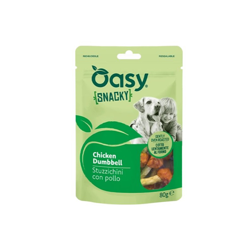 Oasy - Snacky Dog Stuzzichini with Chicken - 80GR (Dog) Oasy - Snacky Dog Stuzzichini with Chicken - 80GR (Dog)