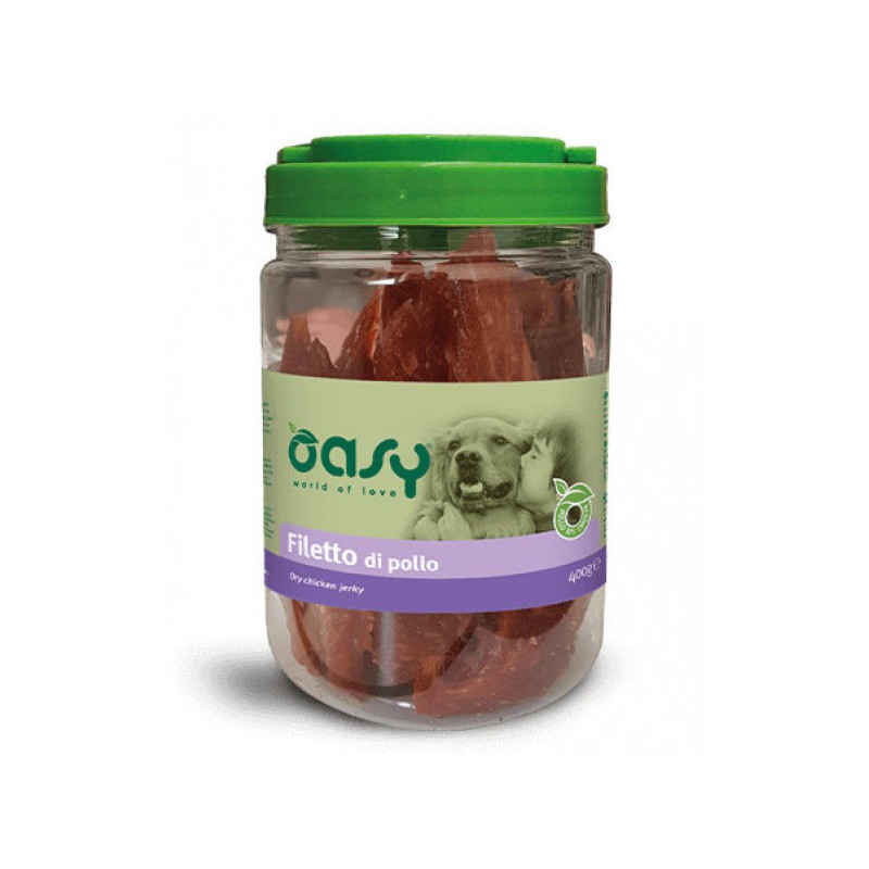 Oasy - Snack für Hunde Filetti von Huhn Essicati - 400GR (Hund) Oasy - Snack für Hunde Filetti von Huhn Essicati - 400GR (Hund)