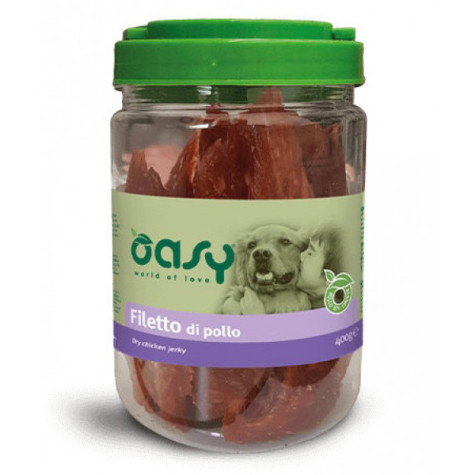 Oasy - Snack per Cani Filetti di Pollo Essicati - 400GR (Cane)