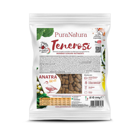 Pura Natura - Tenerosi all'Anatra Adult - 200GR (Cane) - 
