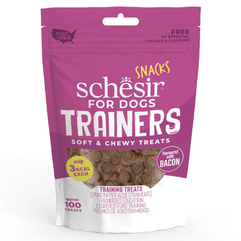 Schesir - Snack Trainers mit Bacon - 113GR (Hund)
