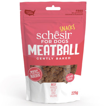 Schesir - Snack Meatballs al Manzo - 225GR (Cane) - 