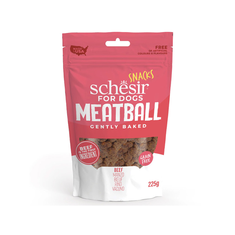 Schesir - Snack Meatballs with Beef - 225GR (Dog) Schesir - Snack Meatballs with Beef - 225GR (Dog)
