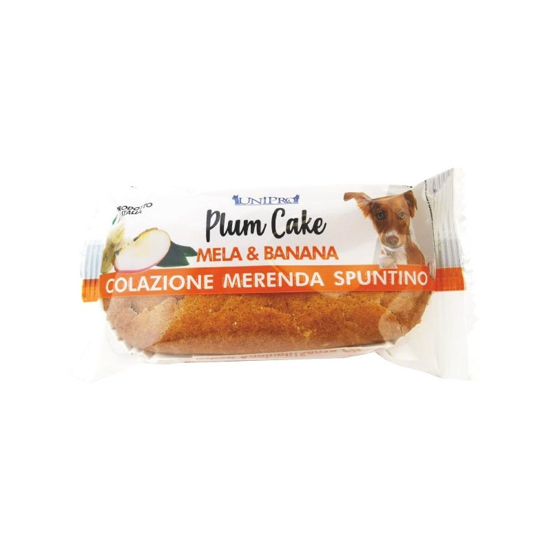 Unipro - Plum Cake alla Mela e Banana - 50GR (Cane) Unipro - Plum Cake alla Mela e Banana - 50GR (Cane)