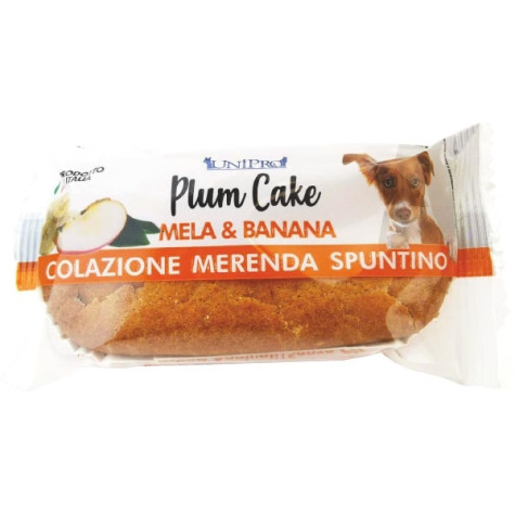 Unipro - Plum Cake alla Mela e Banana - 50GR (Cane) - 