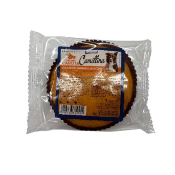 Unipro - Tortina Camillina Con Aroma Di Carota Per Cani - 50GR (Cane) - 