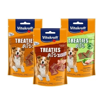 Vitakraft - Treaties Bits Snacks - 120GR - Patè di Fegato (Cane) -