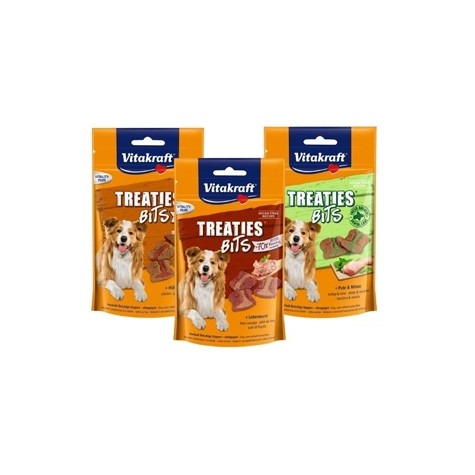 Vitakraft - Treaties Bits Snacks - 120GR - Patè di Fegato (Cane) - 