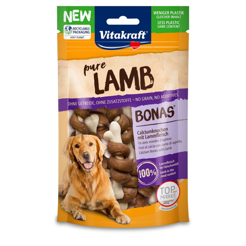Vitakraft - Dog Snack Lamb Bonas Ossi of Calcio with Lamb - 80GR (Dog)