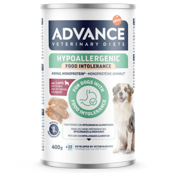 Advance - Veterinary Diet All Breeds Dog Hypoallergenic Agnello - 400GR (Cane) - 
