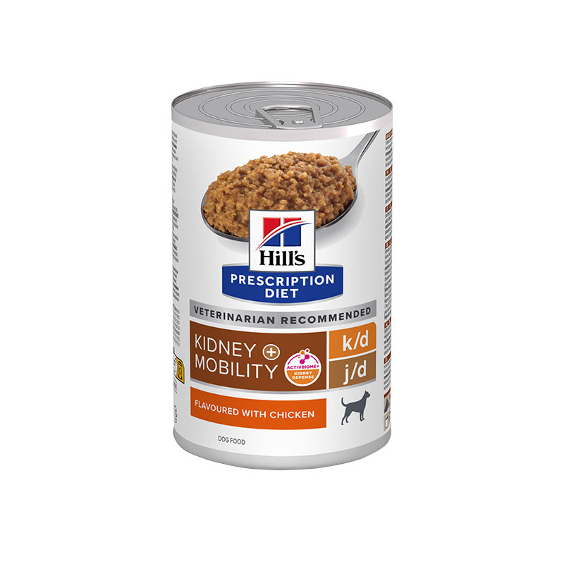 Hill's - Prescription Diet k/d + Mobility al Pollo - 370GR (Cane) Hill's - Prescription Diet k/d + Mobility al Pollo - 370GR (Cane)