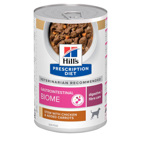 Hill's - Prescription Diet Gastrointestinal Biome Spezzatino con Pollo e Carote Aggiunte - 354GR (Cane) - 