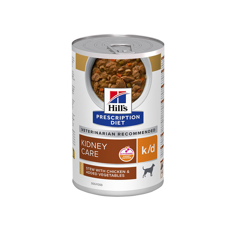 Hill's - Prescription Diet k/d Ragoût au Poulet et Légumes 354 g (Chien)