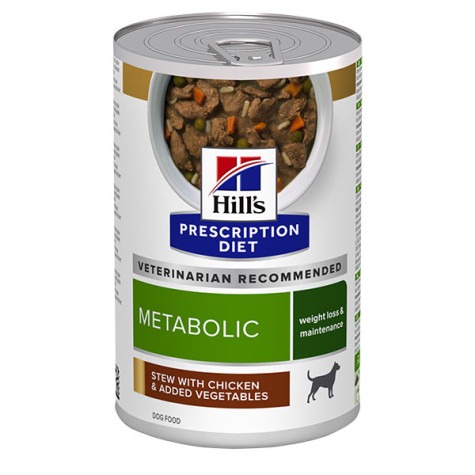 Hill's - Prescription Diet Metabolic Canine Weight Management Spezzatino di Pollo e Verdure - 156GR (Cane) - 