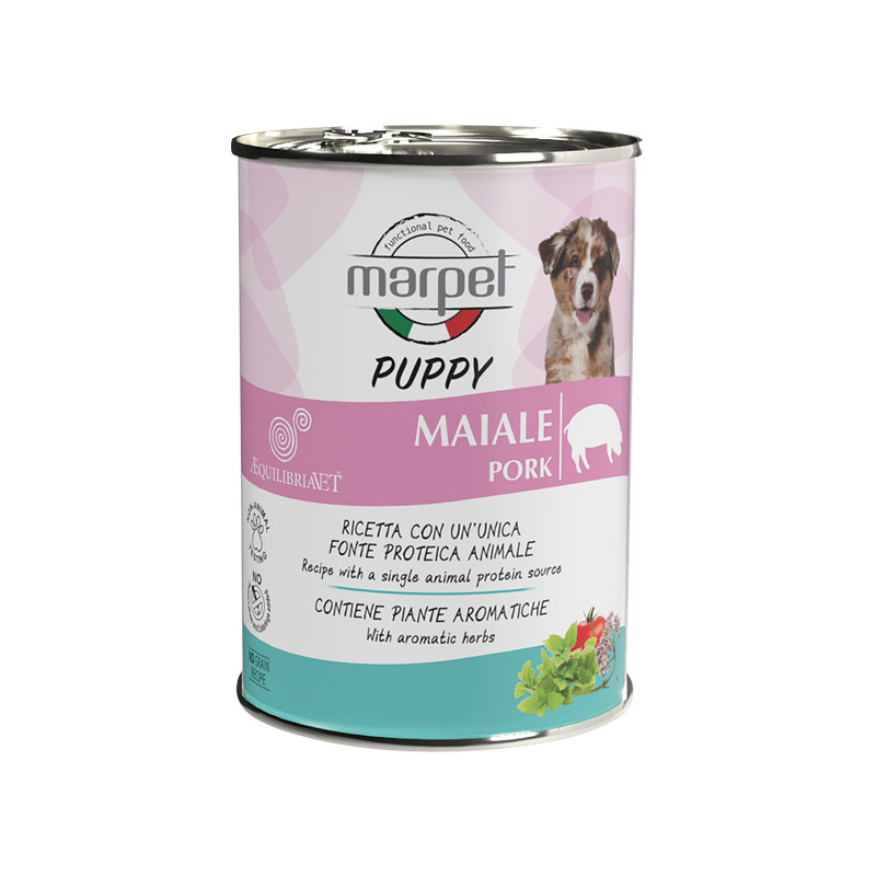 Marpet - Equilibriavet Dog Puppy Maiale - 400GR (Cane) Marpet - Equilibriavet Dog Puppy Maiale - 400GR (Cane)