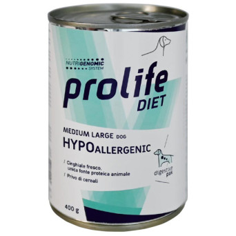 Prolife - Diet Dog Hypoallergenic Medium Large Cinghiale Fresco - 400GR (Cane) - 