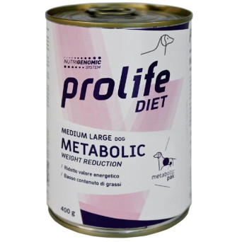 Prolife - Dog Medium Large Metabolic Weight Reduction - 400GR (Cane) - 
