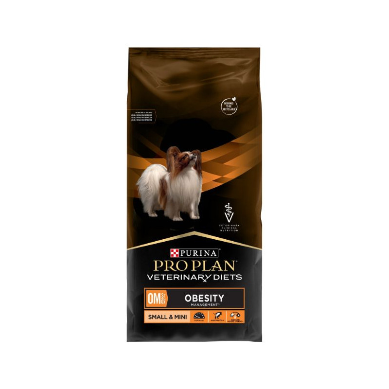 Purina - Pro Plan Dog Diet O.M. Obesity Management Small&Mini - 1,30KG (Dog) Purina - Pro Plan Dog Diet O.M. Obesity Management Small&Mini - 1,30KG (Dog)