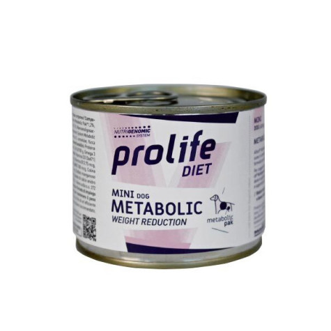 Prolife - Dog Mini Metabolic Weight Reduction - 200GR (Cane) -