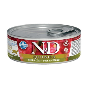 Farmina - Natural & Delicious Quinoa Skin & Coat Anatra e Cocco - 80GR (Gatto) - 