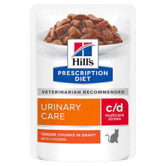Hill's - Prescription Diet c/d Multicare Stress con Pollo - 85GR (Gatto) - 