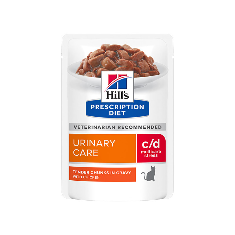 Hill's - Prescription Diet c/d Multicare Stress with Chicken - 85GR (Cat) Hill's - Prescription Diet c/d Multicare Stress with Chicken - 85GR (Cat)