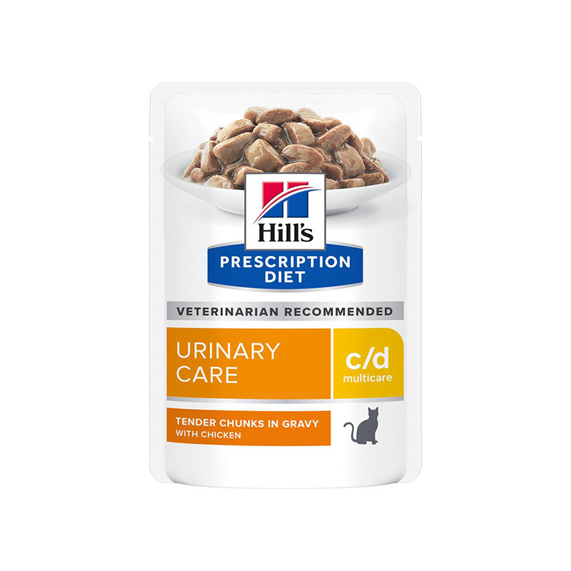 Hill's - Prescription Diet c/d Urinary Care Multicare mit Huhn - 85GR (Katze) Hill's - Prescription Diet c/d Urinary Care Multicare mit Huhn - 85GR (Katze)