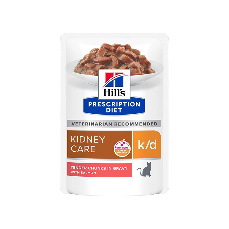 Hill's - Prescription Diet k/d with Salmon - 85GR (Cat)