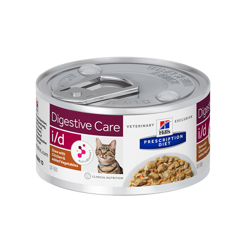 Hill's - Prescription Diet i/d Ragoût di Poulet et Légumes Aggiunte 82 g (Chat) Hill's - Prescription Diet i/d Ragoût di Poulet et Légumes Aggiunte 82 g (Chat)