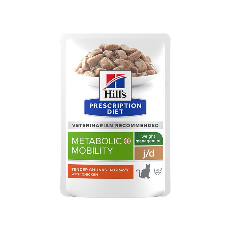 Hill's - Prescription Diet Metabolic + Mobility für Katzen mit Huhn - 85GR (Katze)
